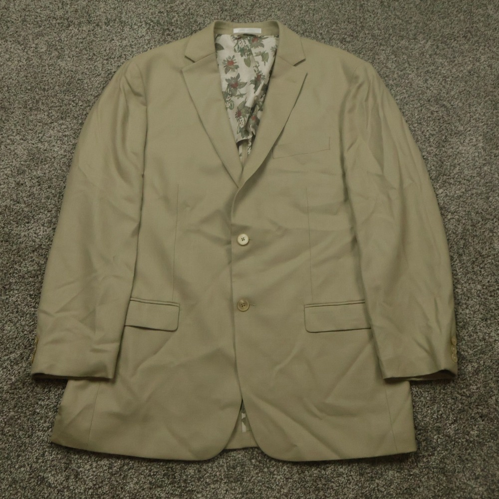 Ralph Lauren blazer 42L Silk Wool Jacket Floral Lining sports coat unstructured